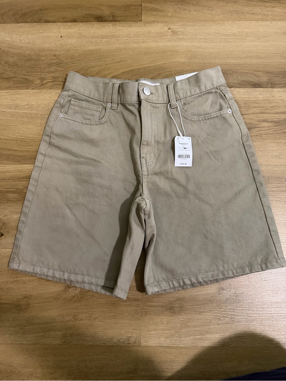 Woman’s Tan Casual Cotton Shorts